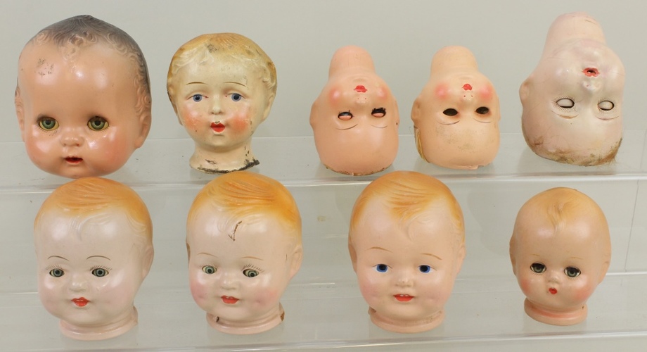 Image for Online Only - Antique German Bisque Dolls & Body Parts: 1-16-18