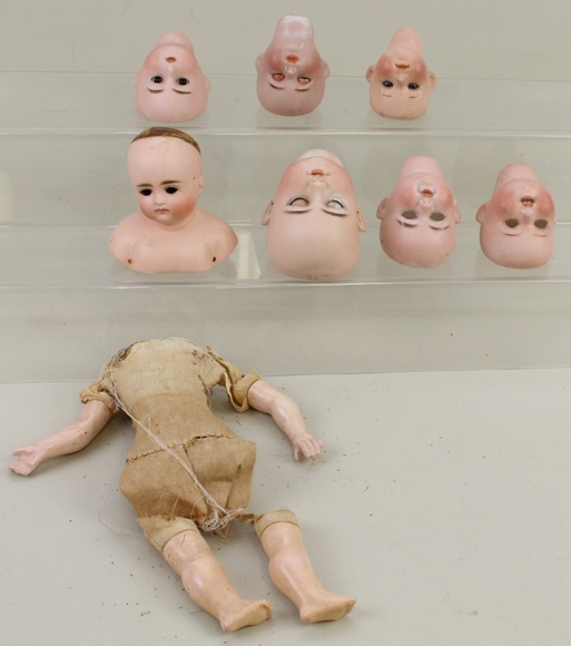 Image for Online Only - Antique German Bisque Dolls & Body Parts: 1-16-18