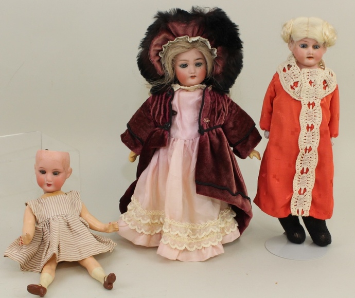 Image for Online Only - Antique German Bisque Dolls & Body Parts: 1-16-18