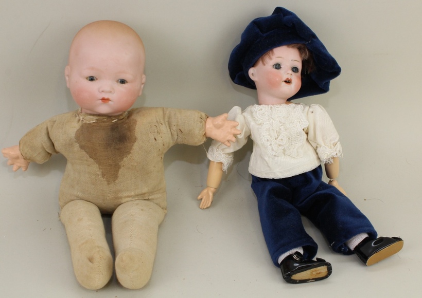 Image for Online Only - Antique German Bisque Dolls & Body Parts: 1-16-18