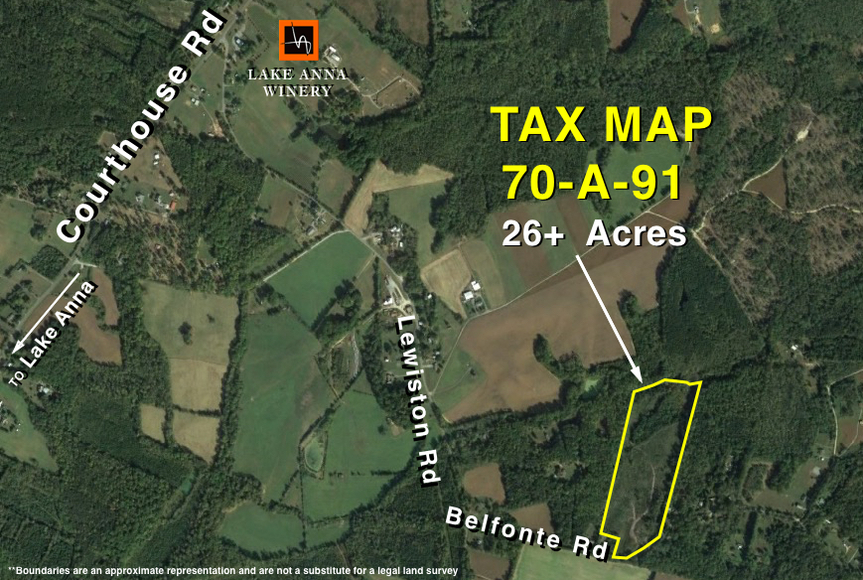 26 +/ Acres of Raw Land in Spotsylvania County, VA Selling at or Above