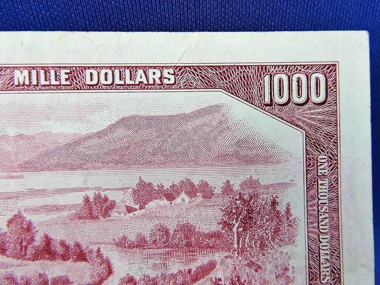 Image for 1954 $1000 CANADIAN BANKNOTE INVESTMENT QUALITY COLLECTIBLE