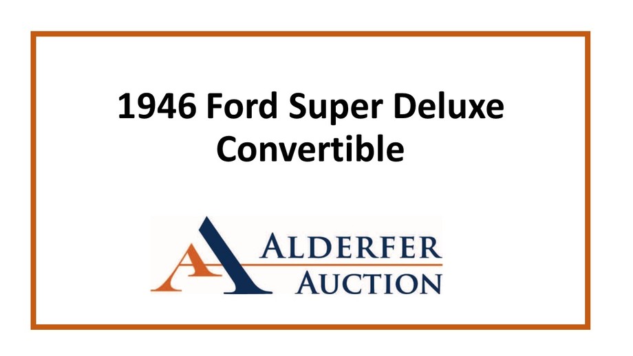 Image for Alderfer Simulcast- Fire Truck, Antique & Collector Car Auction: 6-5-18