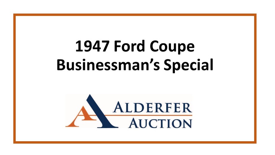 Image for Alderfer Simulcast- Fire Truck, Antique & Collector Car Auction: 6-5-18