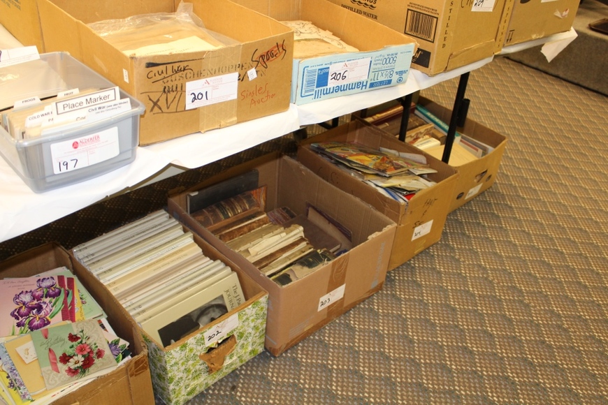 Image for Postcard, Ephemera and Antique Book Auction: 5-3-18