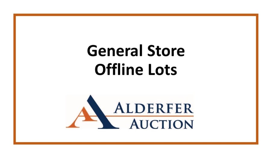 Image for Alderfer Simulcast - General Store and Petroliana Auction Part 1: 5-17-18