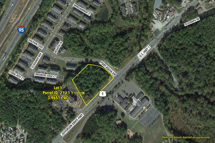 Image for 8.704 ± AC Development Opportunity - 2 Commercial Parcels - Frontage on U.S. Hwy. 1 - Port Aquia Dr., Stafford, VA