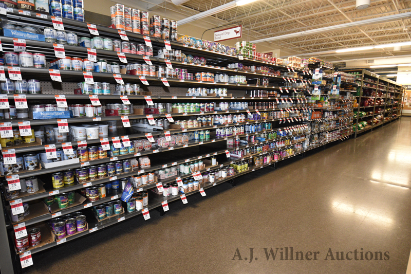 Large Retail Pet Supply Inventory