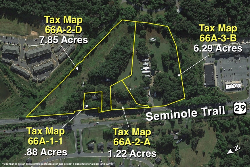 Image for 1,400' +/- of Rt. 29 Frontage!!  16.24 +/- Acres Offered in 2 Parcels:  .88 +/- Acres w/5 BR/3 BA Home and 15.33 +/- Acres w/Mobile Home Park, Former Motel & Outbuildings.  Selling to the Highest Bidder Regardless of Price!!