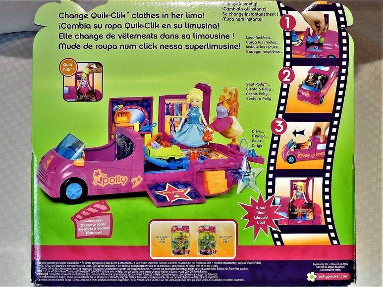 Image for POLLYWOOD POLLY POCKET LIMO-SCENE FASHION DOLL RARE