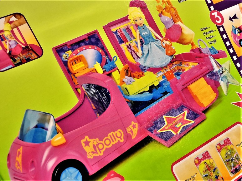 Image for POLLYWOOD POLLY POCKET LIMO-SCENE FASHION DOLL RARE