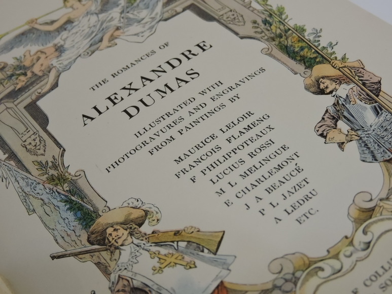 ALEXANDRE DUMAS by LOUIS DE LA VALLIERE ILLUSTRATED