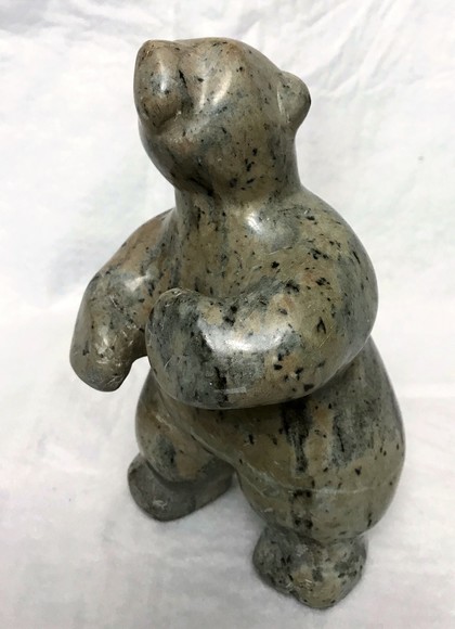 Image for DANCING BEAR CARVING ... OUTSTANDING UNIQUE STONE IMAGE