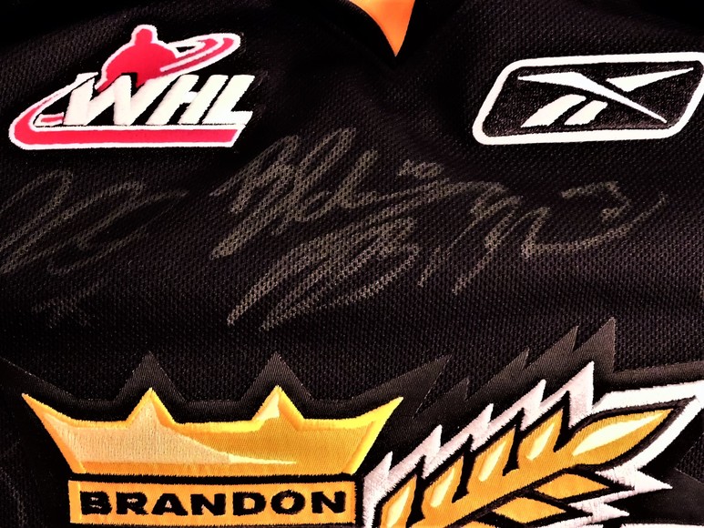 Image for BRANDON WHEAT KINGS MEMORIAL CUP SIGNED JERSEY