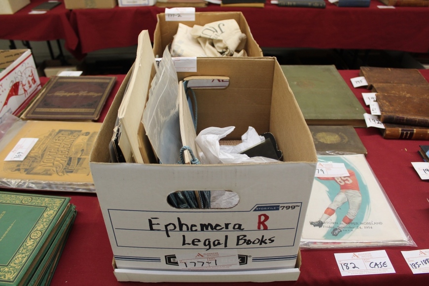 Image for Antique Book, Postcard and Ephemera Auction: 11-8-18