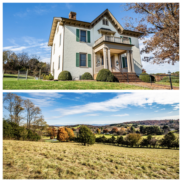 Image for Bear Wallow Farm/David Fultz House:  35 +/- Acres--Immaculately Restored and Historic 4 BR Home, Barn, Pastures & Fencing