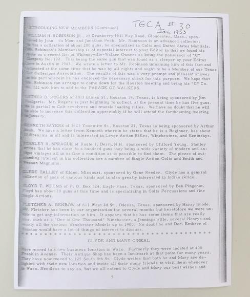 Image for Live and Online - Firearms, Accessories and Taxidermy Auction featuring an Original 1847 Colt Walker #122 attributed to C-Company of the Texas Rangers: 12-18-18