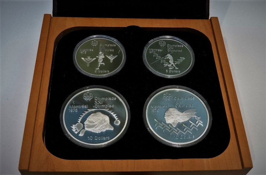 Image for 1976 OLYMPIC FOUR COIN SET