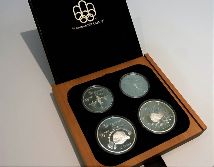 Image for 1976 OLYMPIC FOUR COIN SET