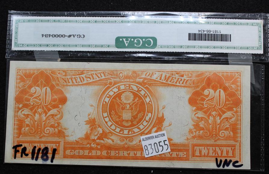 Image for Live and Online Coin and Currency Auction: 12-11-18