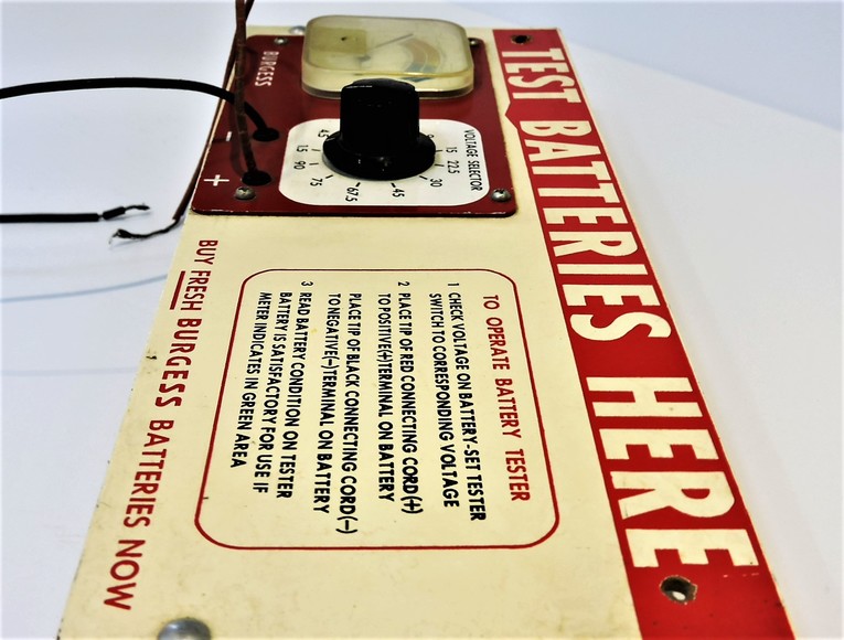 Image for BURGESS BATTERY TESTER VINTAGE RETRO