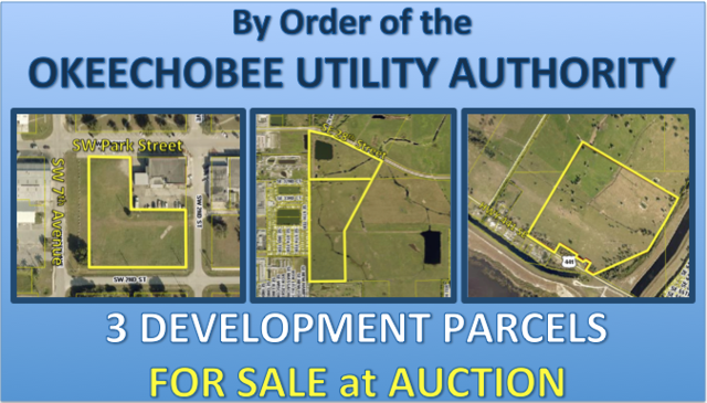 Image for FOR SALE at Auction By Order of the OKEECHOBEE UTILITY AUTHORITY