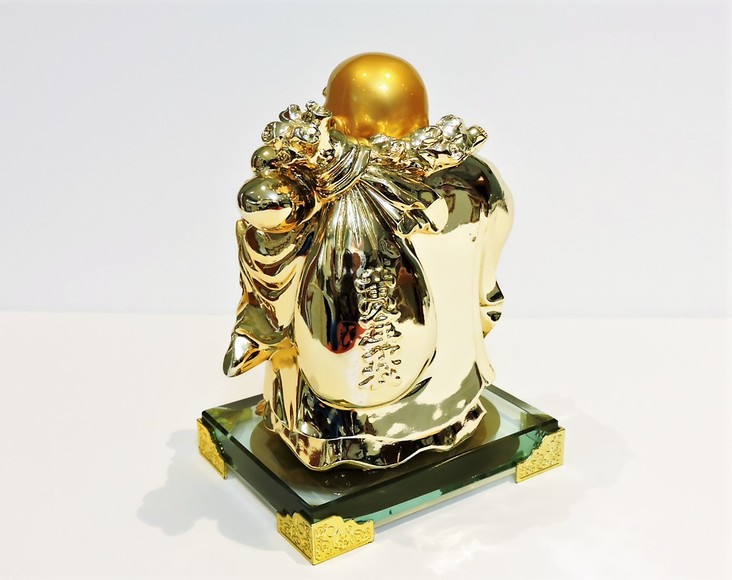 Image for BUDDHA!! THE GOLDEN LAUGHING BUDDHA LUCKY & HAPPINESS