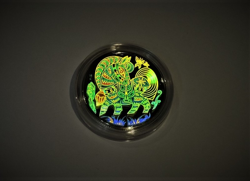 Image for GOLD COIN YEAR OF THE HORSE 2002 PROOF QUALITY RCM COIN