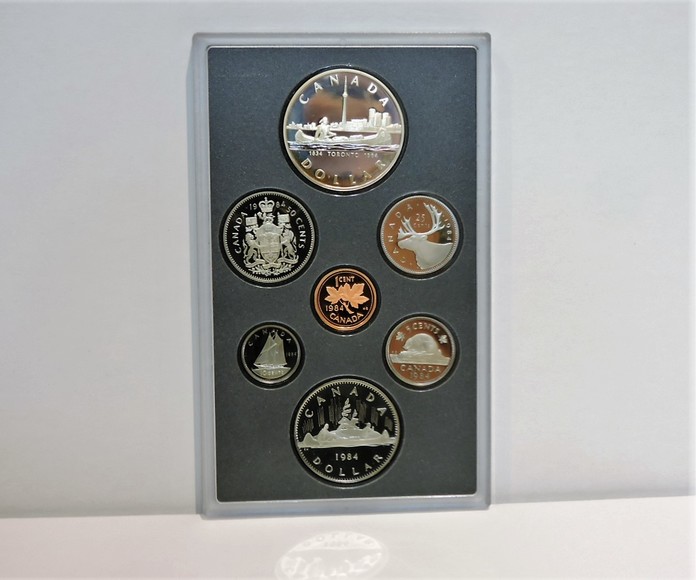 1984 Canada Proof Double Dollar Mint Set - Commemorates Toronto's Sesquicentennial. 