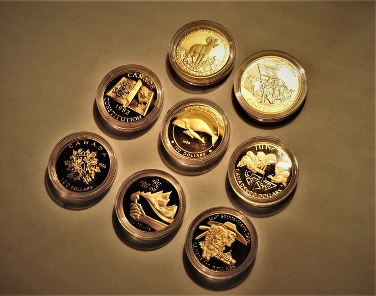 Image for (SOLD) GOLD GOLD CANADIAN GOLD COINS ROYAL CANADIAN MINT