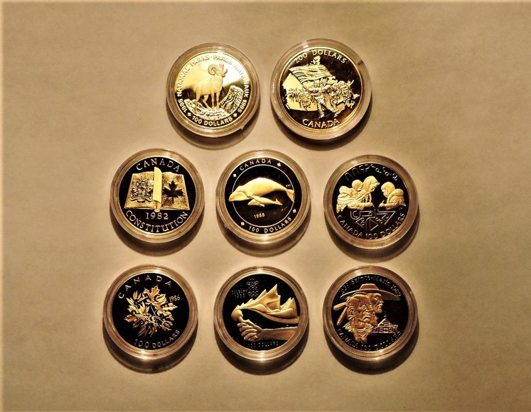 Image for (SOLD) GOLD GOLD CANADIAN GOLD COINS ROYAL CANADIAN MINT