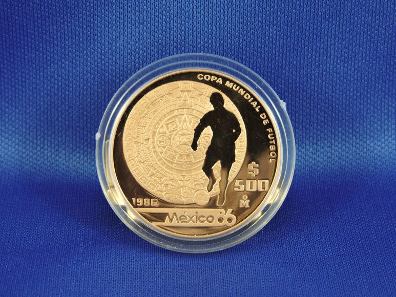 Image for BANCO DE MEXICO OFFICIAL MEXICO 86 FOUR COIN GOLD PROOF COLLECTION