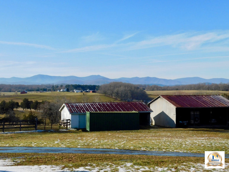 Image for 3 BR/2 BA Home on 11.7 +/- Acres w/12 Stall Barn, 3 Pole Barns, Fencing & Amazing Mountain Views in Madison County, VA--Sells to the Highest Bidder!!