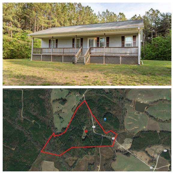 Image for 3 BR/2 BA Home on 72.5 +/- Acres (60+ Acres is Timber) in Lunenburg County, VA--Sells to the Highest Bidder!!