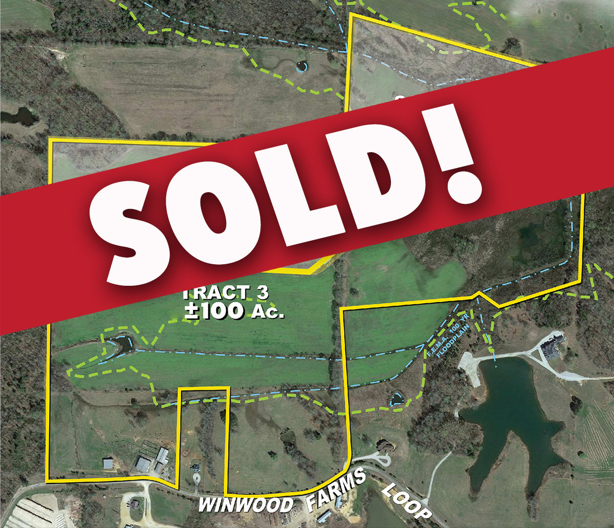 Tract 3 161± Acres of Farm Land & More for Sale Winwood Farms Loop