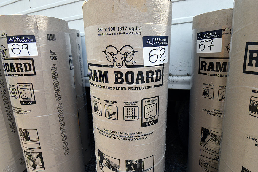 Rolls of Ram Board