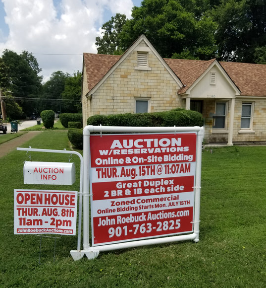 Image for Monroe Duplex Auction w/reservations - 2280 & 2282 Monroe Ave. Memphis