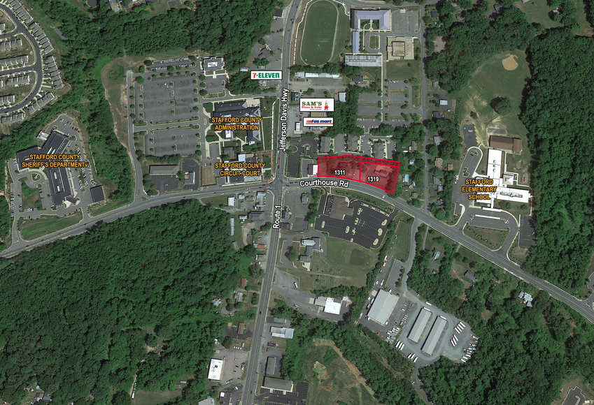 Image for 2 Commercial Stafford County Courthouse Corridor Parcels Totaling 1.43 +/- Acres w/Buildings on Each Parcel