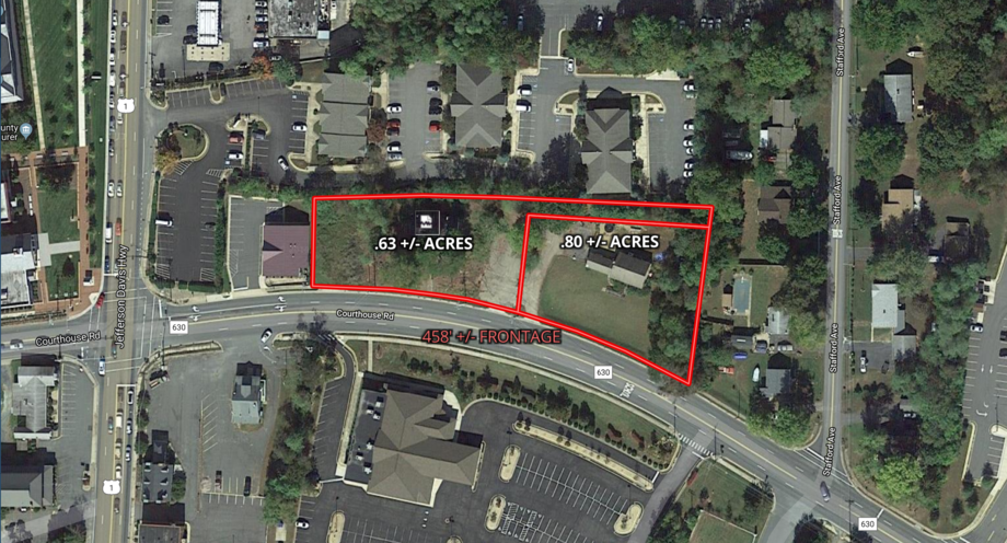 Image for Commercial Stafford County Courthouse Corridor Parcel - 0.63 +/- Acres w/Building