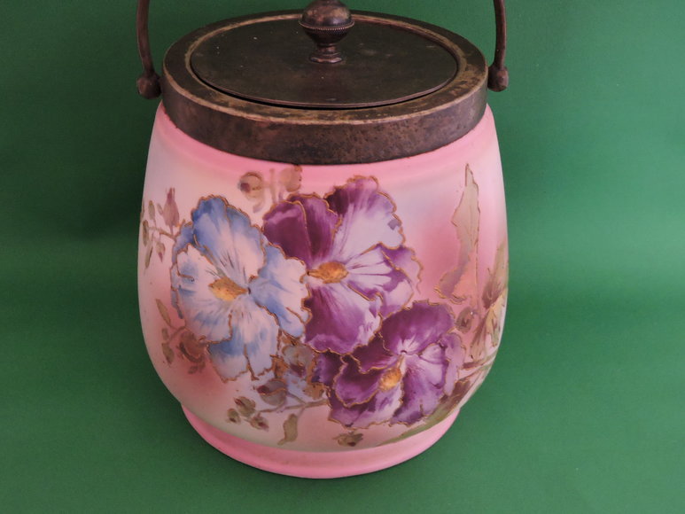 Image for Biscuit Barrel or Cracker Jar England 1930's