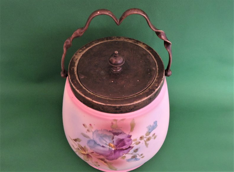 Image for Biscuit Barrel or Cracker Jar England 1930's