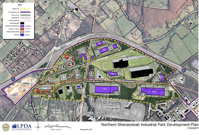 Image for 77.68 ± AC Development Site Along I-81 - North Shenandoah Business & Industrial Park - Borden Mowery Dr., Strasburg, VA 22657
