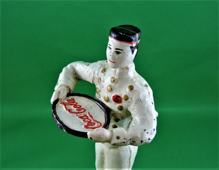 Image for COCA COLA BUTLER WITH TRAY - CAST IRON - RARE