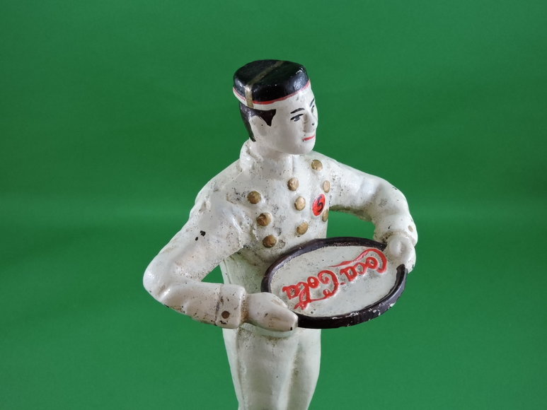 Image for COCA COLA BUTLER WITH TRAY - CAST IRON - RARE