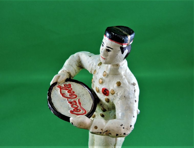 Image for COCA COLA BUTLER WITH TRAY - CAST IRON - RARE