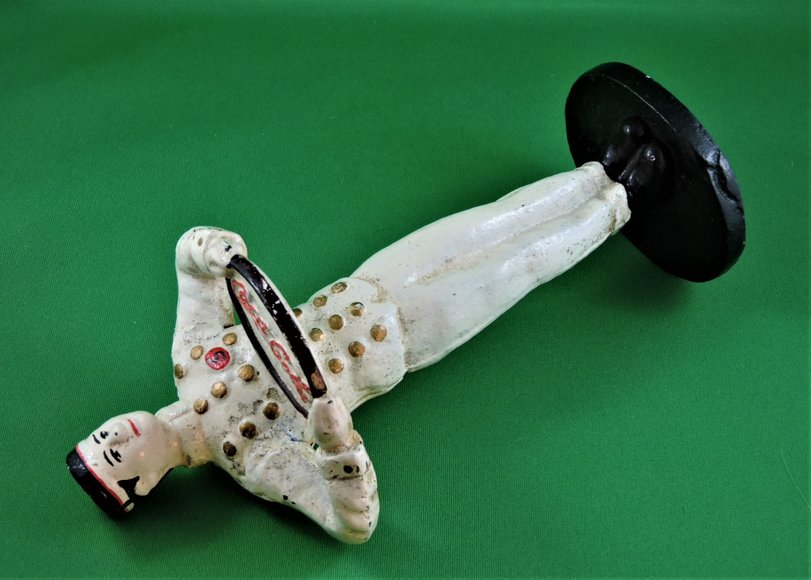 Image for COCA COLA BUTLER WITH TRAY - CAST IRON - RARE