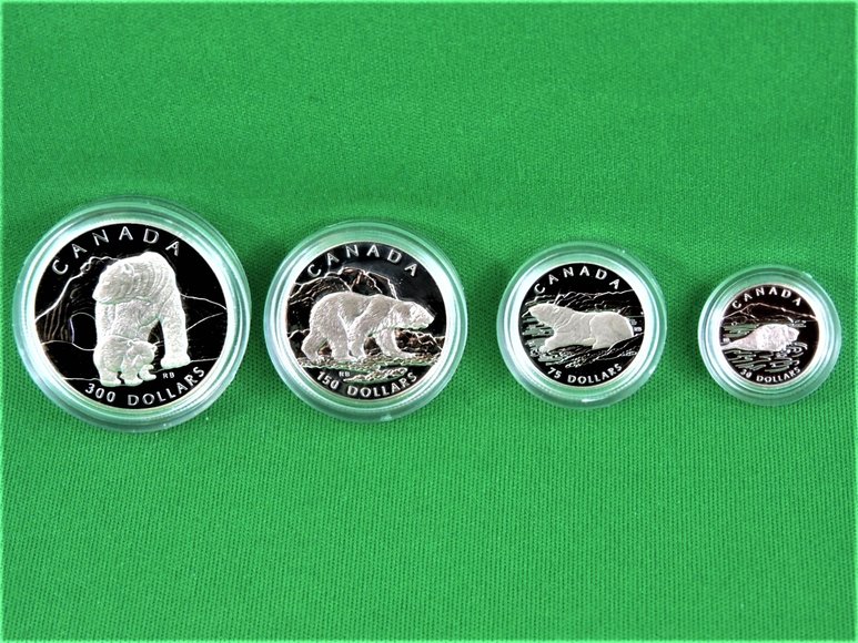 Image for The Platinum Polar Bear Coin Set - Royal Canadian Mint