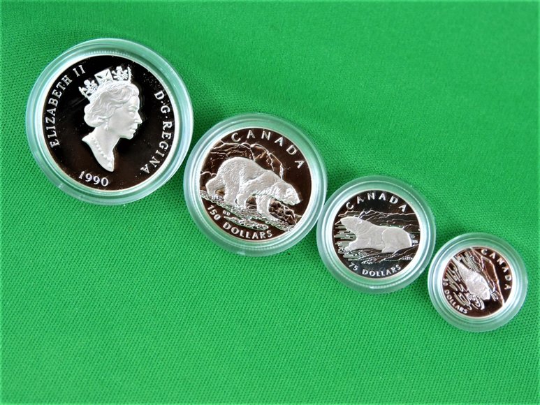Image for The Platinum Polar Bear Coin Set - Royal Canadian Mint