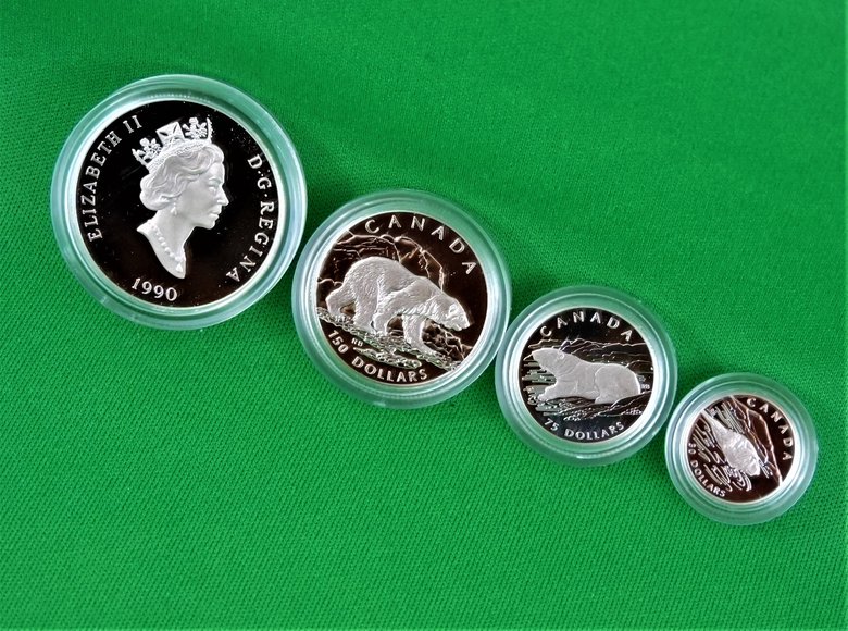 Image for The Platinum Polar Bear Coin Set - Royal Canadian Mint