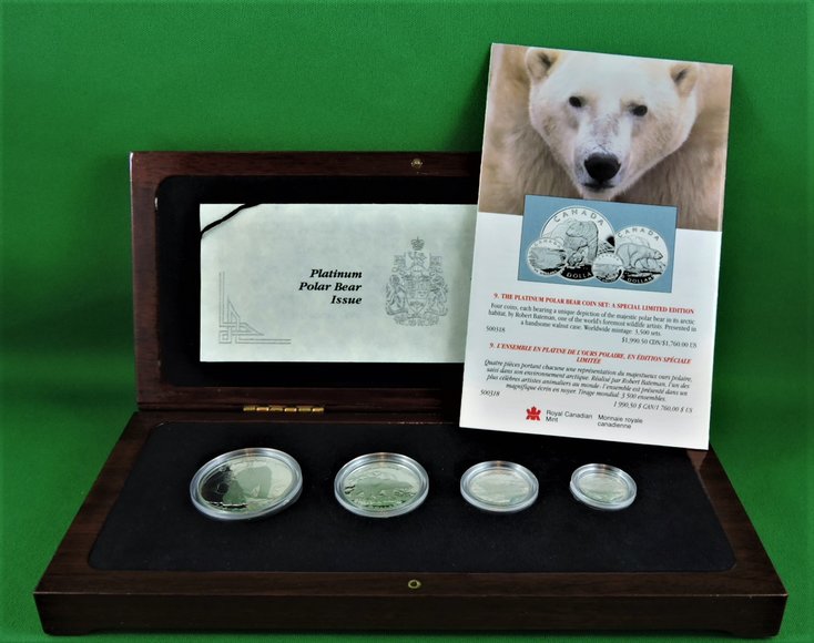 Image for The Platinum Polar Bear Coin Set - Royal Canadian Mint